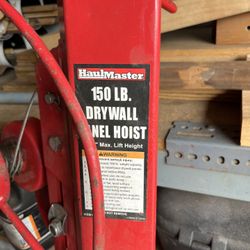 Dry wall hoist