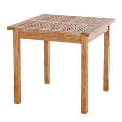 31” Square Solid Teak Outdoor Table