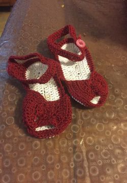 Homemade baby slipper