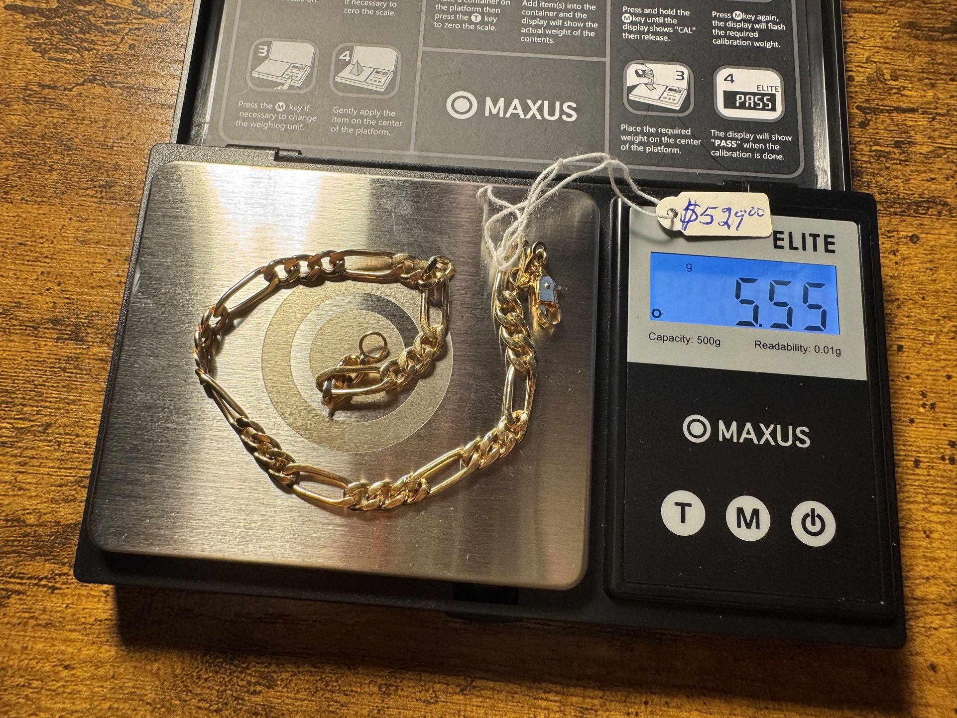 7 Inch Gold Bracelet Chain
