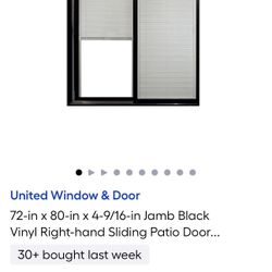 Patio Doors Black And White Blind In The Glass $1200 Each