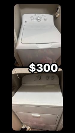 GE washer Whirlpool dryer