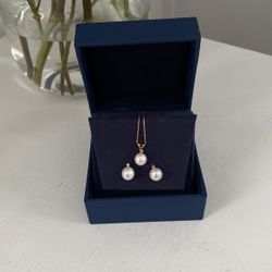 Pearl & Diamonds Set