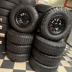 Vendo Rines Nuevos 17x9 De Ancho De 6-139.7 Con Llantas 285/70/R17 Bfgoodrich Por $950