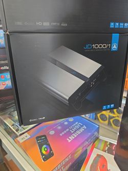 JL Audio JD1000/1
JD Series mono subwoofer amplifier — 1,000 watts RMS x 1 at 2 ohms