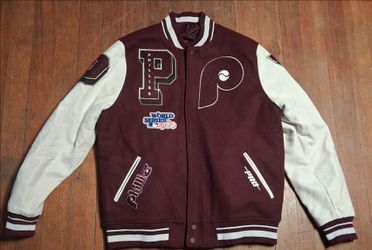 Mens Size 2Xlarge Phillies World Series Varsity Jacket Pro Standard
