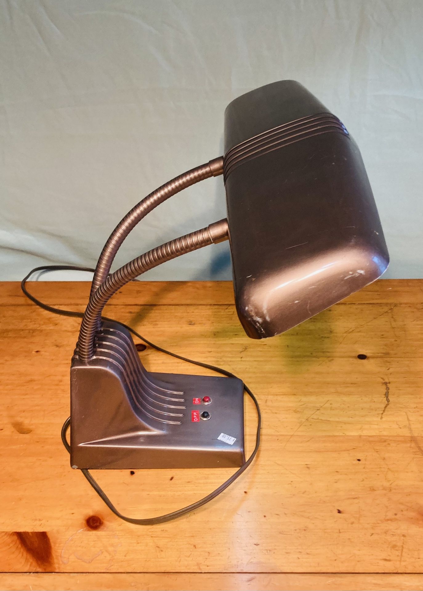 Vintage Twin Tube fluorescent desk lamp