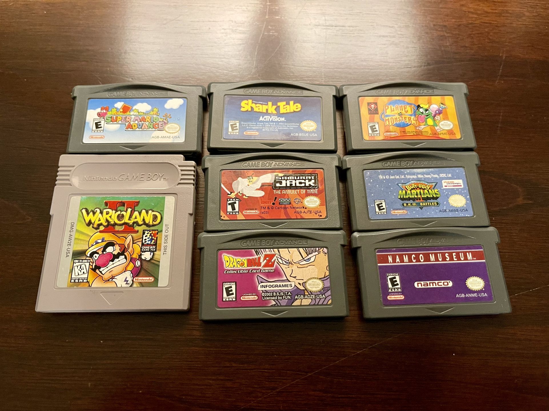 Nintendo GBA Video Games