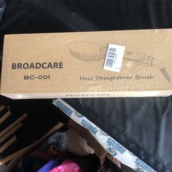 Broadcare Hair Straightening Brush $10