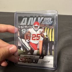 Jamaal Charles 2022 Panini Prestige Any Given Sunday Insert