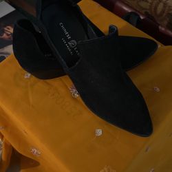 Black Suede size 8.5 Chinese Laundry Booties