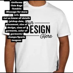 Print Shirts/Hoodies/Bags- $0