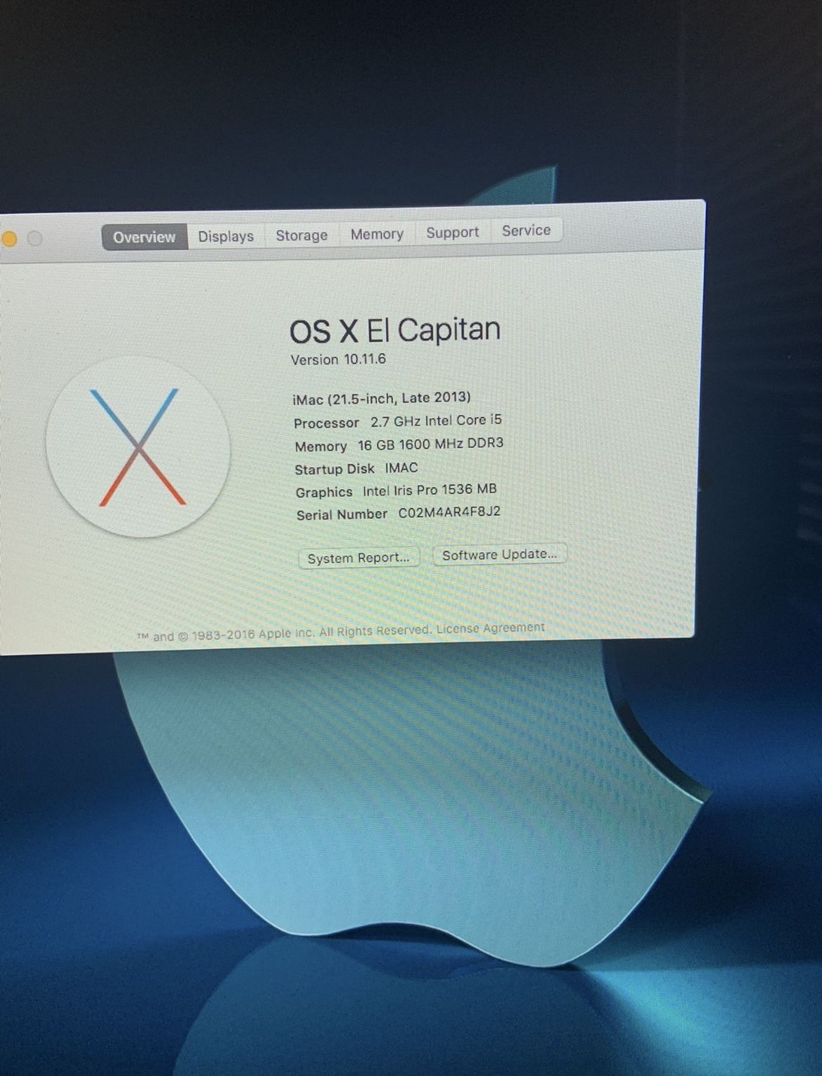 Imac Late 2013 21.5 Inch Fully loaded