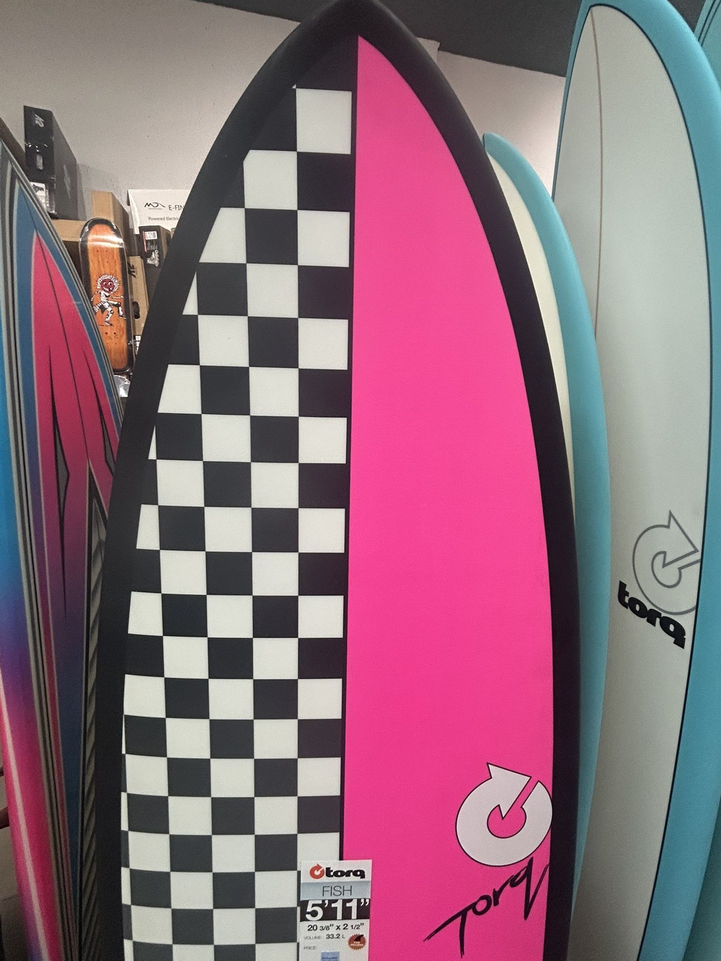 Torq 5 Fin epoxy fish Surfboard at Catch a Wave Surf Shop
