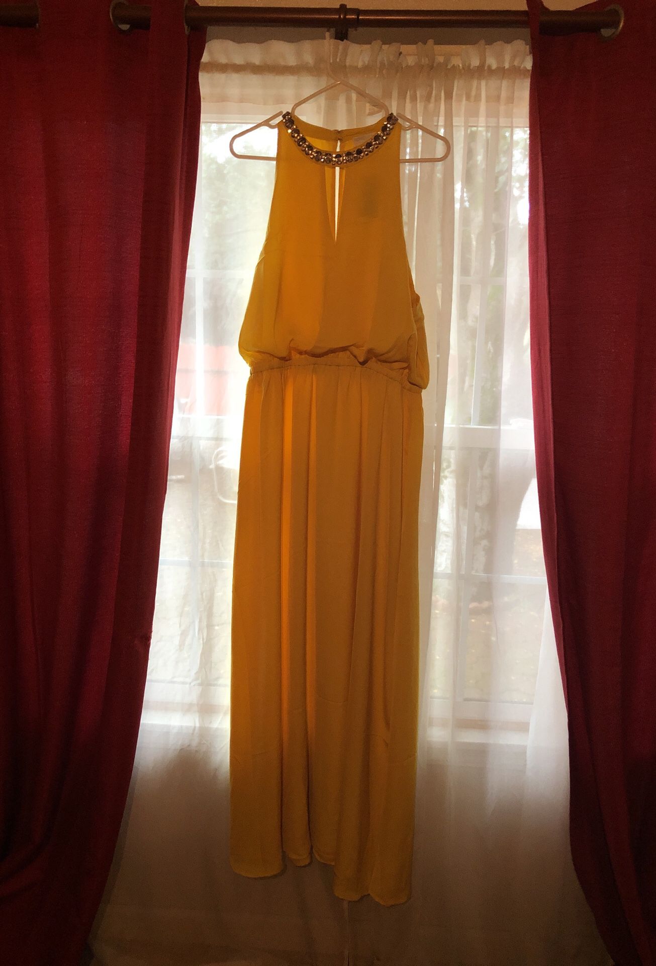 NEW yellow long dress