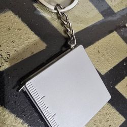 Metal Gauge Keyring - Measuring Tape - 9 In Stock