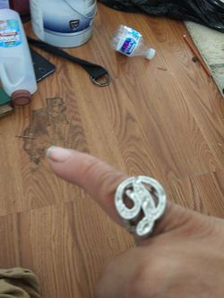 Silver D ring
