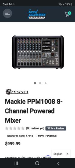 Mackie Power Mixer