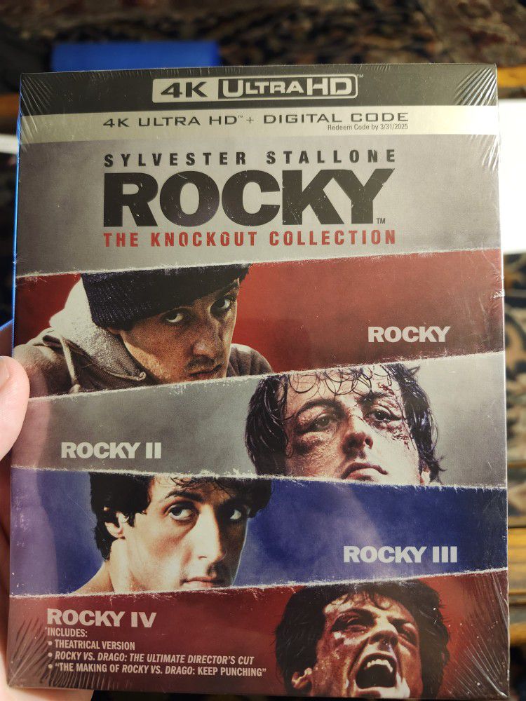 Rocky: the Knockout Collection (4k Ultra HD)- Brand New. Still Sealed. Digital