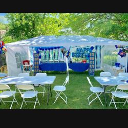 Outdoor Big Huge Family Size Hi. Enclosed Shelter Event Party Big 10x20 Tent New 👑 150 each only 4 more left New. Strong. Stabilized.  With removable