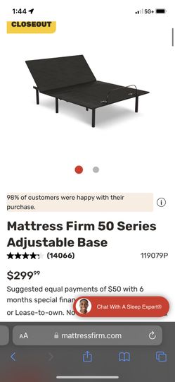 $50 Queen Adjustable Bed
