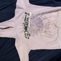 Sp5der Acai Hoodie Purple