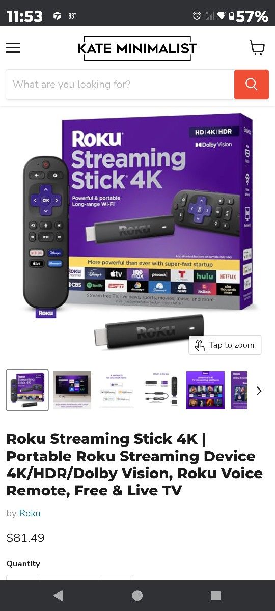 Roku Firestick Remote Pro