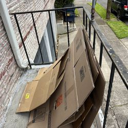 FREE Cardboard Boxes And Bubble Wrap