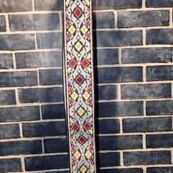 D'Addario Eco-Comfort Jacquard Woven Guitar Blue