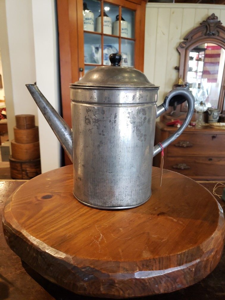 Antique Tin Coffeepot