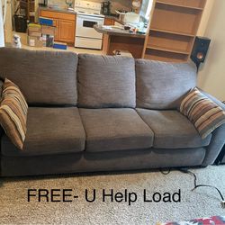 Comfy Couch- Free- Must Help Load. 