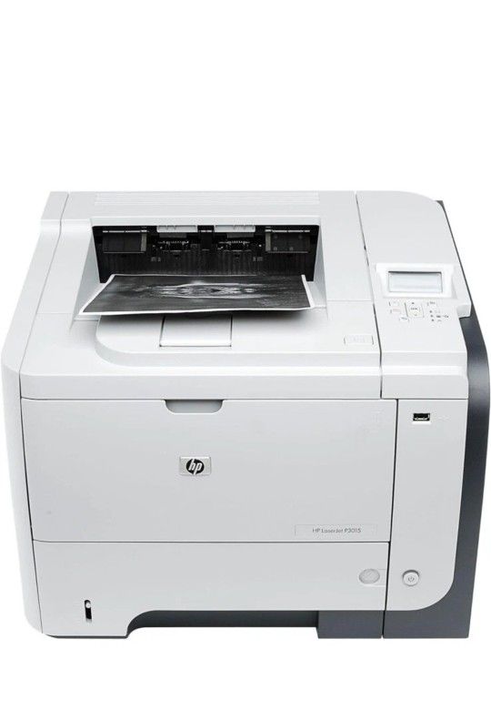 Laser Printer TWO-TRAYS || Hp LaserJet P3015 || Speed Up To 42ppm || USB2.0 || Ethernet RJ-45 || Network ||
