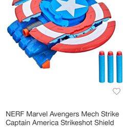 Nerf Captain America Shield Brand New