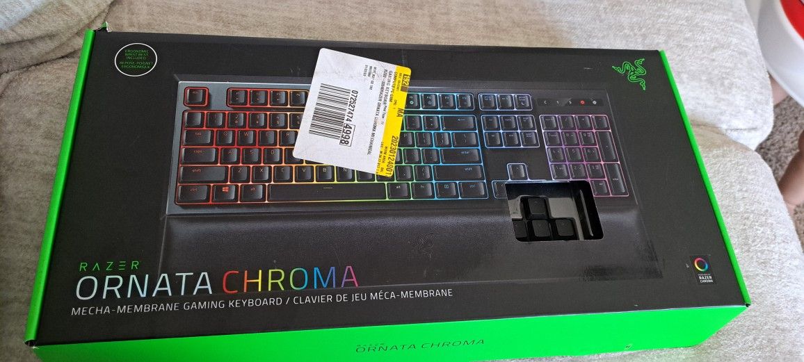 Razer RGB Keyboard And Wrist Rest