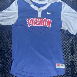 Nike Dri-Fit Phenom Baseball Jersey #28 – Men’s Medium – Blue & White
