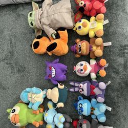 Random Plushies/ Pokemon And Fnaf Plushies