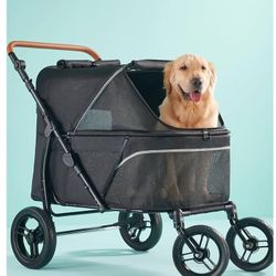 Pet Stroller for Large Dogs up to 110lbs