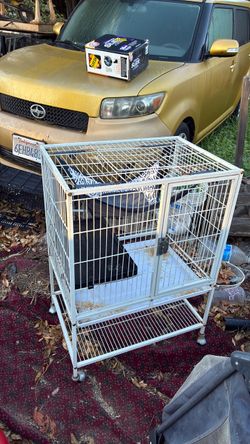 Pet cage.