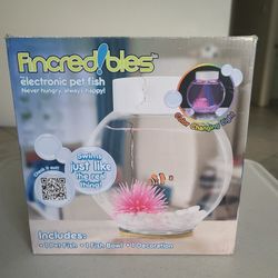 Gemmy Fincredibles Electronic Pet Fish Color LED Changing Lights Toy Rare 2012