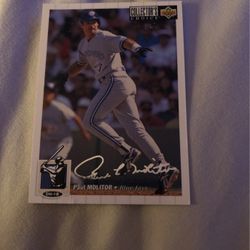 Paul Monitor Autograph  Card.