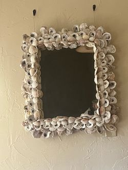 Handmade Oyster Shell Mirror