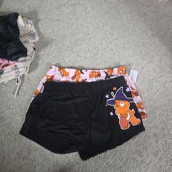 2 PC Halloween Sleepwear Shorts