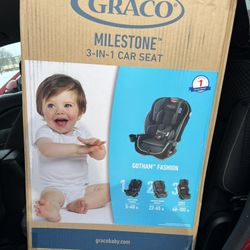 Graco 3 In 1 Milestone Convertible Car seat .originally $300 Asking $250 Or Best Offer .sealed Box .never Used.