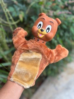 vintage 1989 Tom & Jerry "Tyke" hand puppet