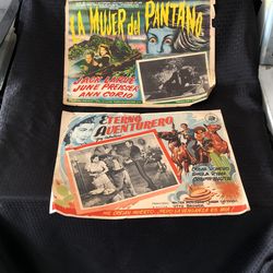 1940’s Rare Vintage Foreign Movie Posters