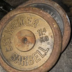 4*25 LBS Weights Plates 