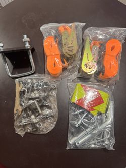 Assemble Hardware For Hitch Mount Cargo Carrier Basket with 49'' Folding Wheelchair Ramp  ***Hardware only***    B3)