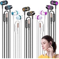 Wired Earbuds Headphones With Microphone 