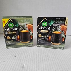 Air Wick Vibrant Essential Mist Diffuser & Refill Kit NEW