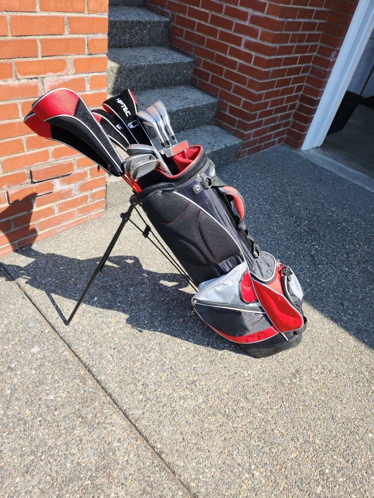 Left Handed Golf Club Set HIPPO HIPTEC
